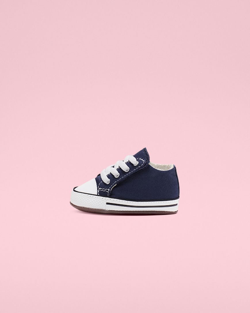 Zapatillas Altas Converse Chuck Taylor All Star Cribster Easy-On Niña Azul Marino Beige Blancas | PE 2E87LP